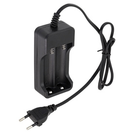 Podwójna ŁADOWARKA Akumulatorów + 2 x Akumulator SJ 18650 1000 mAh 3,7V czarna LC5