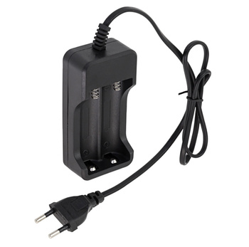 Podwójna ŁADOWARKA Akumulatorów + 2 x Akumulator SJ 18650 1000 mAh 3,7V czarna LC5