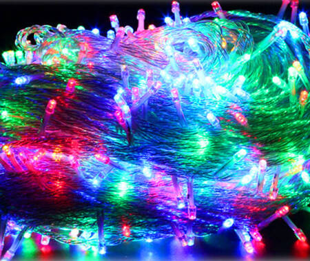 Lampki Świąteczne 300LED Kolorowe 8 Trybów Świecenia AG266