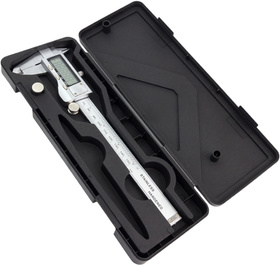 Metalowa suwmiarka elektroniczna 150 mm, dokładność 0.02 mm, LCD, zasilanie LR44