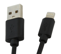 KABEL do TELEFONU USB PORT Lightning 90cm czarny PKU23A 