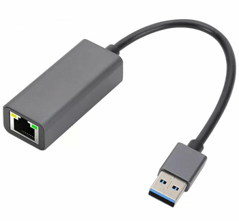 UNIWERSALNA KARTA SIECIOWA na USB 3.0 z portem RJ45 czarna AK332