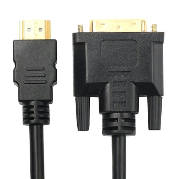 KABEL HDMI 19PIN - DVI DualLink sygnał cyfrowy 200 cm czarny HD8