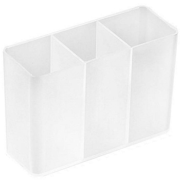 3 komorowy organizer łazienkowy 8x5,5x3cm przezroczysty DA321