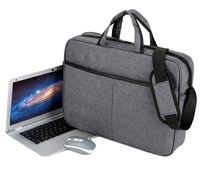 Elegancka torba na laptopa 15,6'' – wygoda, styl i ochrona w jednym szara TR1A