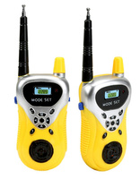 2x WALKIE TALKIE Krótkofalówka Komunikator do 100m 2sztuki żółty AG490