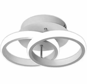 LAMPA Sufitowa LED 2 taśmy led 20W biała ZD110A