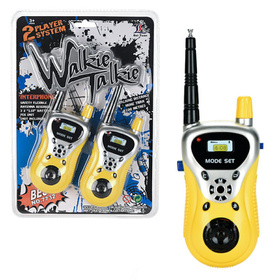 2x WALKIE TALKIE Krótkofalówka Komunikator do 100m 2sztuki żółty AG490