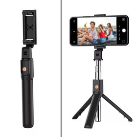 Uniwersalny tripod z pilotem bluetooth i uchwytami do smartfona – idealny do selfie ST15