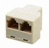 rozgałęźnik z 1 na 2 gniazda RJ45