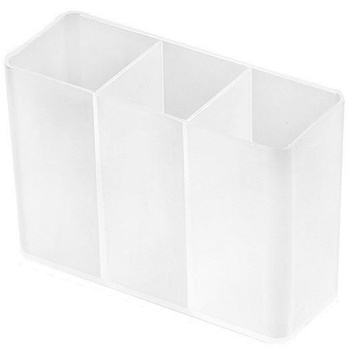 3 komorowy organizer łazienkowy 8x5,5x3cm przezroczysty DA321