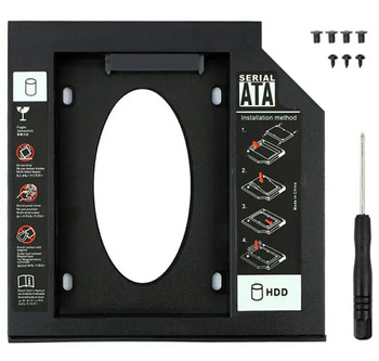 AK184D KIESZEŃ NA DYSK SSD HDD 2,5’’ SATA 12,7 mm