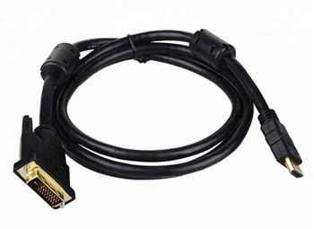 KABEL HDMI 19PIN - DVI DualLink sygnał cyfrowy 200 cm czarny HD8