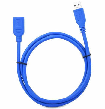 Kabel USB 3.0 typu A-A 150cm do transmisji danych niebieski KP9A