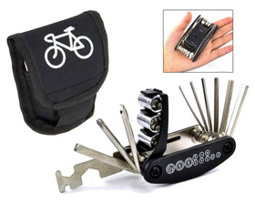 Multitool Rowerowy Zestaw Kluczy Naprawczych + Zestaw Naprawczy w Etui RW8 