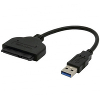 Adapter USB 3.0 do urządzeń SATA 2,5 cala dysków twardych 23cm czarny AK273A 