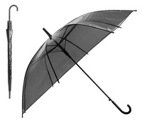 Składany PARASOL Parasolka 91cm przezroczysty czarny BQ13G