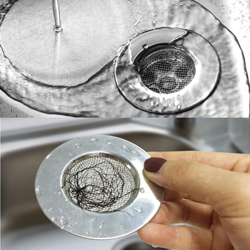 Stalowe SITKA do odpływu zlewu 2 sztuki 7,5cm srebrne DA293