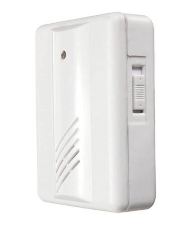 Bezprzewodowy CZUJNIK RUCHU Alarm na baterie do 3m biały AG175 