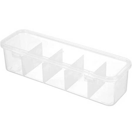 ORGANIZER na kable przewody ładowarki nośniki danych 28,5x9cm przezroczysty DA247