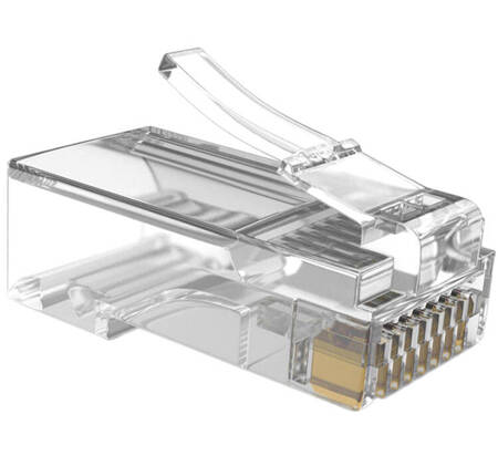 Zestaw KOŃCÓWEK RJ45 8P8C do PatchCordów 100sztuk RJ1A