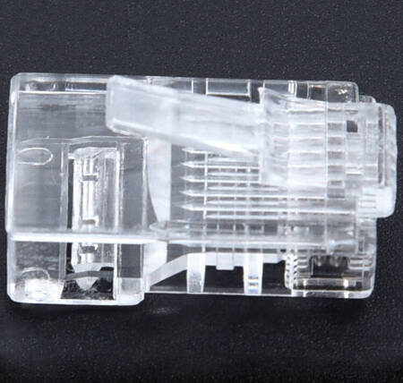 Zestaw KOŃCÓWEK RJ45 8P8C do PatchCordów 100sztuk RJ1A