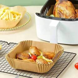 FORMY do pieczenia frytek we frytkownicy typu air fryer papier 16x16cm 50sztuk DA280A