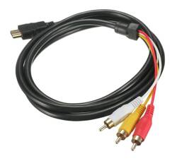 Kabel HDMI na VGA 3xRCA chinch Audio 150cm HD29A