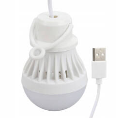 LAMPKA Kampingowa LED zasilana USB 2,5W biała ZD92