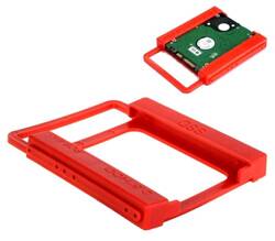 RAMKA Adapter Dysku SSD HDD 2,5" do 3,5" czerwona AK294A 