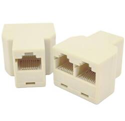 ROZGAŁĘŹNIK kabli sieciowych RJ45-RJ45 1 na 2 gniazda RJ5A 