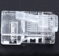 Zestaw KOŃCÓWEK RJ45 8P8C do PatchCordów 100sztuk RJ1A